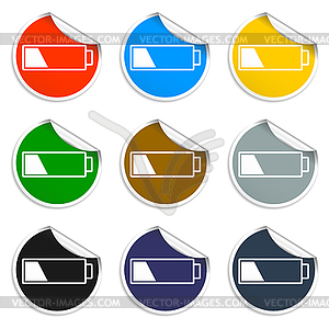 Battery icon - vector image