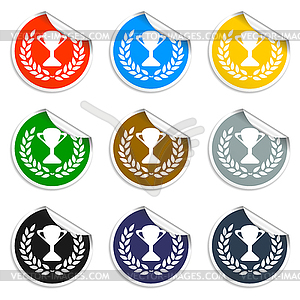 Trophy and awards icon.  - vector image