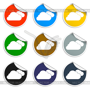 Cloud icon,  - vector image