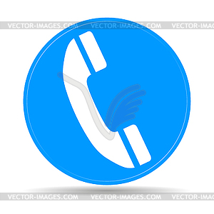 Квартира значок телефона - векторное изображение клипарта