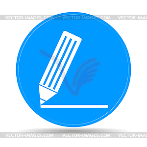 Flat icon of notes - vector image