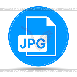 Jpg icon file - royalty-free vector image