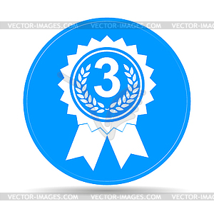 Medallion icon - vector clip art