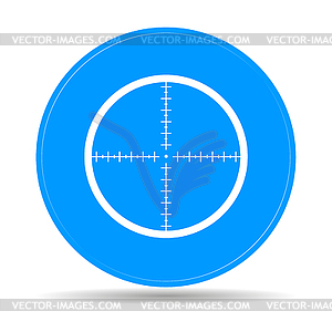 Значок Sight устройство - векторное графическое изображение