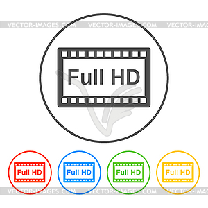 High definition design - vector image
