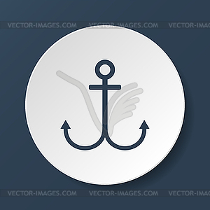 Anchor symbol - vector clipart