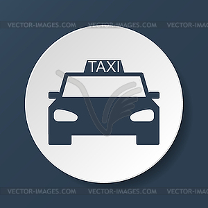 Taxi icon - vector clip art