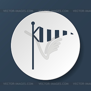 Wind Speed Flag - vector image