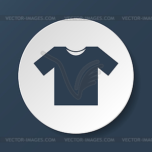 Tshirt Icon icon, . Flat design style - vector image