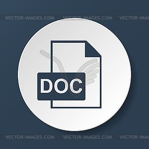 File document icon - vector clipart