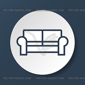 Sofa Icons - vector image