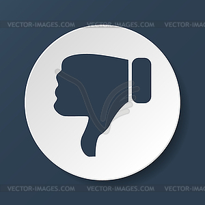 Like icon. Flat design style modern  - vector clipart
