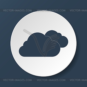 Cloud icon,  - stock vector clipart