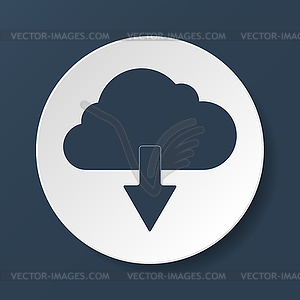 Cloud icon,  - royalty-free vector image