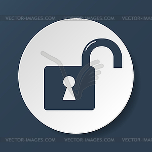 Lock icon - vector image