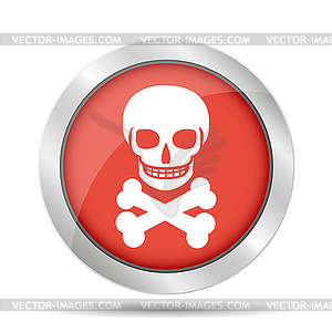 Skull icon  - vector clipart