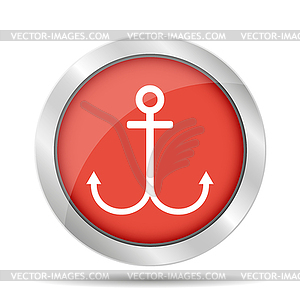 Anchor symbol - vector image