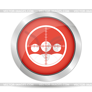 Sight device icon - vector EPS clipart