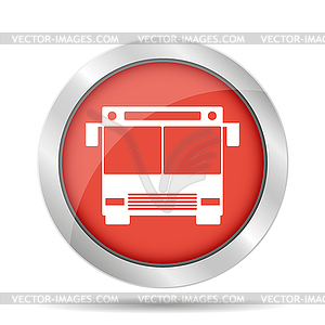 Bus icon - vector clip art