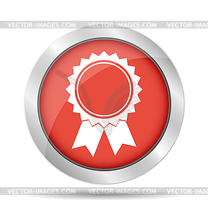 Medallion icon - royalty-free vector image