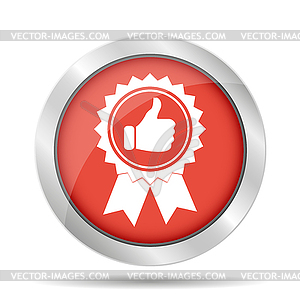 Medallion icon - vector clip art