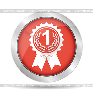 Medallion icon - vector image