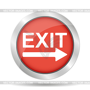 Exit icon - - vector clipart