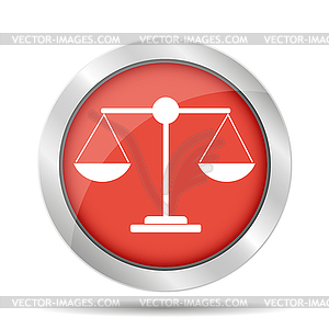 Scale icon - - vector image