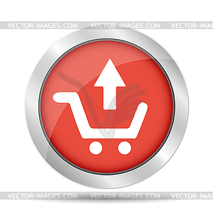 Shopping cart Flat - vector clipart