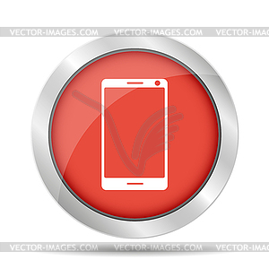 Smartphone icon, - vector clipart