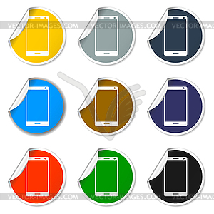 Smartphone icon, - vector image