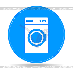 Washing machine icon - vector image