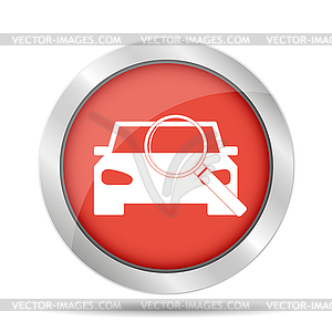 Car service icon - vector clip art