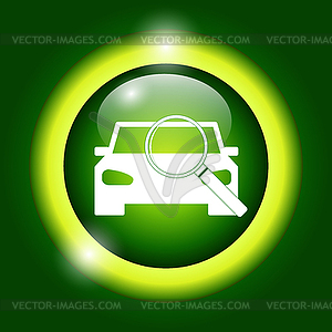 Car service icon - vector EPS clipart