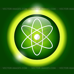 Abstract physics science model icon,  - vector image