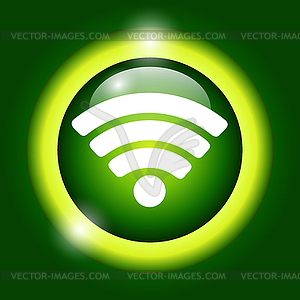 Wi-Fi network icon - vector EPS clipart