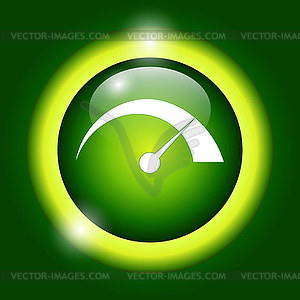 Speedometer icon - vector clipart