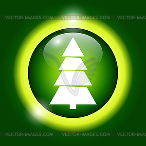 Christmas tree - stock vector clipart