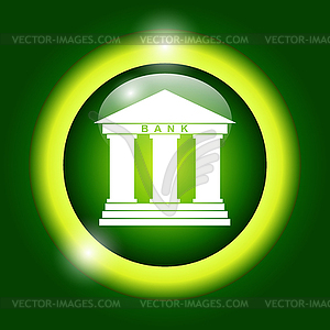 Bank icon - vector clipart