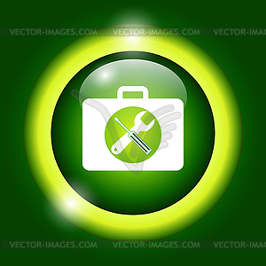 Toolbox icon - vector clip art