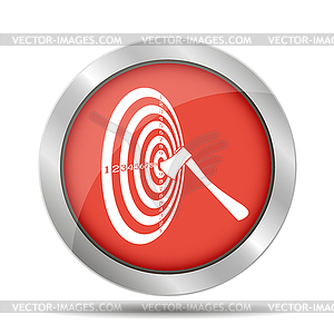 Target icon - vector clip art