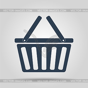 Shopping basket icon - vector clip art