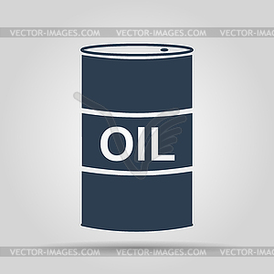 Icon barrels of oil - vector clipart