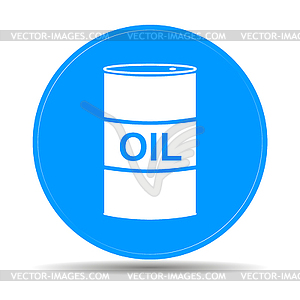 Icon barrels of oil - vector clip art