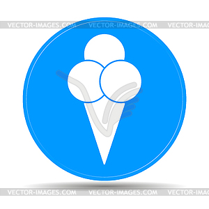 Ice Cream icon - vector clipart