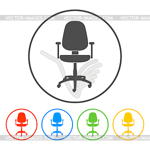 Office ichair icon - vector clip art