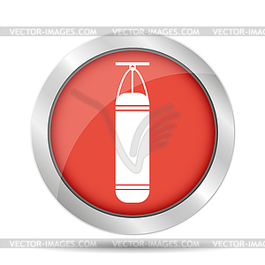 Punching Bag icon. Boxing symbol - vector clipart