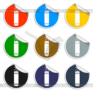 Punching Bag icon. Boxing symbol - vector image