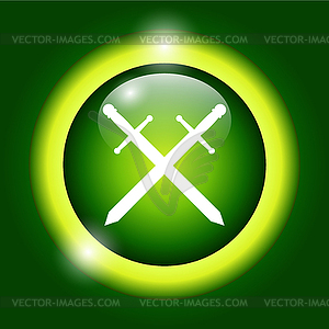 Sword icon beautiful - vector image