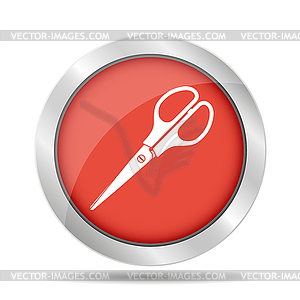 Scissors icon - vector clipart